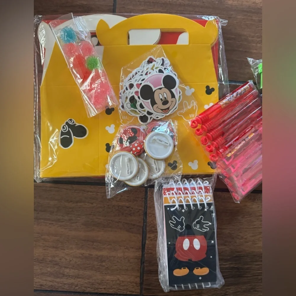 MICKEY cartoon Themed party classroom reward set boxes with favors